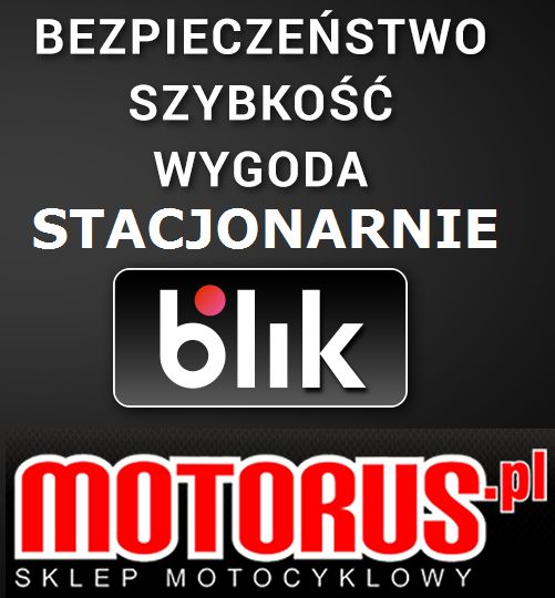 BLIK płatność STACJONARNY sklep motocyklowy MOTORUS.PL