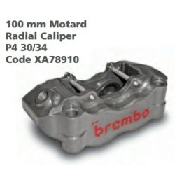 BREMBO XA78911 CNC prawy zacisk hamulcowy P4 30/34 aluminiowe tłoczki, 100 mm MOTORUS.PL