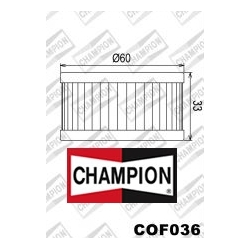 CHAMPION COF036 motocyklowy filtr oleju HF136