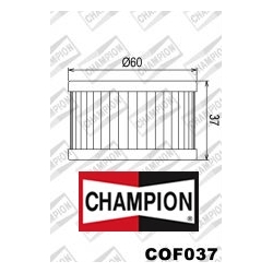 CHAMPION COF037 motocyklowy filtr oleju HF137