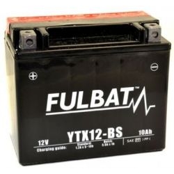 FULBAT YTX12-BS akumulator motocyklowy SUCHY AGM - kwas dołączony
