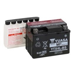 YUASA YTX4L-BS 12V 3,2Ah 50A P+ bezobsługowy akumulator motocyklowy SUCHY z elektrolitem sklep MOTORUS.PL