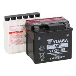 YUASA YTX5L-BS 12V 4,2Ah 80A P+ bezobsługowy akumulator motocyklowy SUCHY z elektrolitem sklep MOTORUS.PL