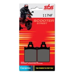 SBS 117 HF motocyklowe skuterowe klocki hamulcowe komplet na 1 tarczę sklep motocyklowy MOTORUS.PL