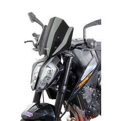 MRA szyba motocyklowa KTM DUKE 790 2018-2023, forma NRM, CZARNA