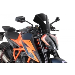 MRA szyba motocyklowa KTM SUPER DUKE R 1290 2020-, forma NSPM, CZARNA