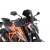 MRA szyba motocyklowa KTM SUPER DUKE R 1290 2020-, forma NSPM, CZARNA
