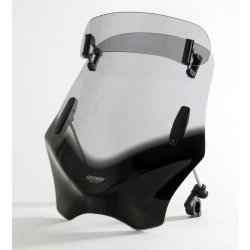 MRA uniwersalna szyba do motocykli bez owiewek NAKED-BIKE, forma VFVTC, BEZBARWNA