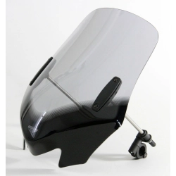 MRA uniwersalna szyba do motocykli bez owiewek NAKED-BIKE, forma VFSZ, PRZYCIEMNIANA