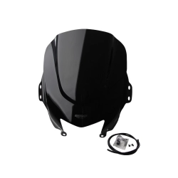 MRA szyba motocyklowa SUZUKI GSF650 S WVCZ 2009-, forma R, CZARNA