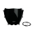 MRA szyba motocyklowa SUZUKI GSXR1000 WVCL 2007-2008, forma O, CZARNA