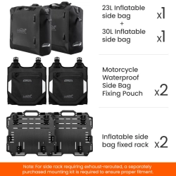 LOBOO Nadmuchiwane torby boczne 23+30L (10.4.10011.001.01)