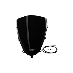 MRA szyba motocyklowa SUZUKI GSXR125 / 150 2017-, forma R, CZARNA