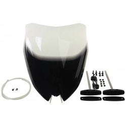 MRA szyba motocyklowa SUZUKI SV650 WCX0 / WCX1 2016-, forma NSN, BEZBARWNA