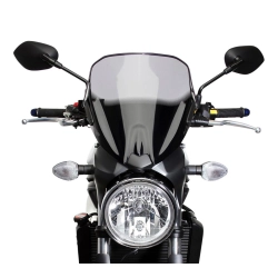 MRA szyba motocyklowa SUZUKI SV650 WCX0 / WCX1 2016-, forma NSN, CZARNA