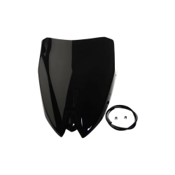 MRA szyba motocyklowa SUZUKI SV650 WCX0 / WCX1 2016-, forma NSN, CZARNA
