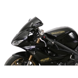 MRA szyba motocyklowa TRIUMPH DAYTONA 675 D67LC 2009-2012, forma R, CZARNA