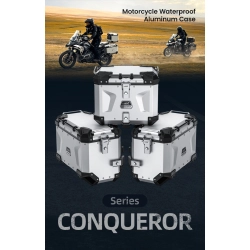 LOBOO CONQUEROR Kufer centralny srebrny 40L (0.5.07401.001.21)