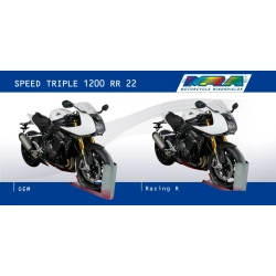 MRA szyba motocyklowa TRIUMPH SPEED TRIPLE 1200RR 2022-, forma R, BEZBARWNA
