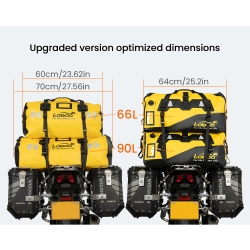 LOBOO PVC Torba żółta 66L (upgrade) (10.4.01025.001.61)