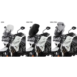 MRA szyba motocyklowa TRIUMPH TIGER 800 /XC /XR / XRT A08 2018-, forma TM, CZARNA