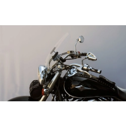 MRA uniwersalna szyba do motocykli bez owiewek NAKED-BIKE, forma HITR, PRZYCIEMNIANA