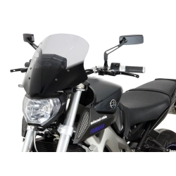 MRA szyba motocyklowa YAMAHA MT09 2014-2016, forma NTM, CZARNA