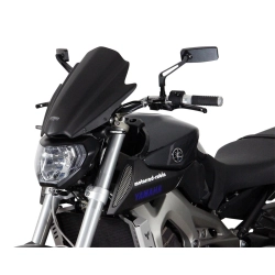 MRA szyba motocyklowa YAMAHA MT09 2014-2016, forma NRN, BEZBARWNA