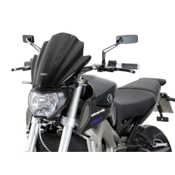 MRA szyba motocyklowa YAMAHA MT09 2014-2016, forma NRN, CZARNA