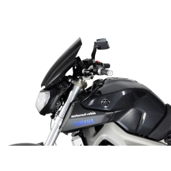 MRA szyba motocyklowa YAMAHA MT09 2014-2016, forma NRN, CZARNA
