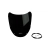MRA szyba motocyklowa OT YAMAHA FZS600 FAZER RJ02 1998-2001, forma ON, CZARNA MOTORUS.PL