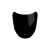 MRA szyba motocyklowa OT YAMAHA FZS600 FAZER RJ02 1998-2001, forma ON, CZARNA