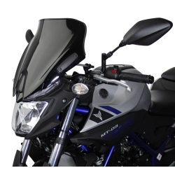MRA szyba motocyklowa YAMAHA MT03 RH 07 2015-2019, forma NSN, BEZBARWNA