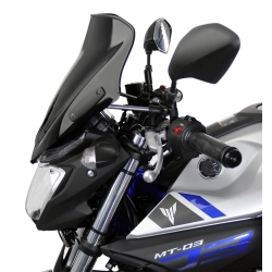 MRA szyba motocyklowa YAMAHA MT03 RH 07 2015-2019, forma NSN, BEZBARWNA