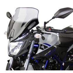 MRA szyba motocyklowa YAMAHA MT03 RH 07 2015-2019, forma NSN, PRZYCIEMNIANA