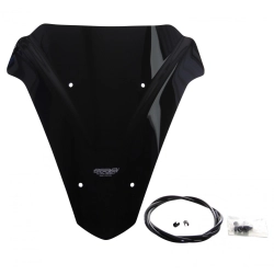 MRA szyba motocyklowa YAMAHA TRACER 700 RM14, RM15 2016-2019, forma SPM, CZARNA