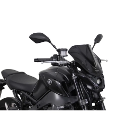 MRA szyba motocyklowa YAMAHA MT09 /SP FZ-09 /SP 2021-2023, forma NRN, CZARNA