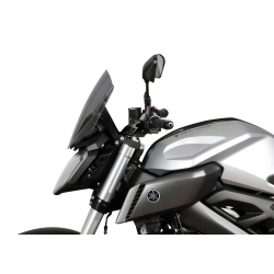 MRA szyba motocyklowa YAMAHA MT125 RE 11 2015-2019, forma NRM, CZARNA