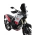 MRA szyba motocyklowa YAMAHA TENERE 700 2019-2024, forma TM, CZARNA
