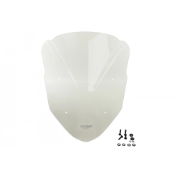 MRA szyba motocyklowa YAMAHA TRACER 9 /GT 2021-2024, forma SPM, BEZBARWNA