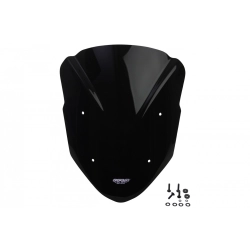 MRA szyba motocyklowa YAMAHA TRACER 9 /GT 2021-2024, forma SPM, CZARNA