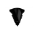 MRA szyba motocyklowa YAMAHA YZFR1 RN22 2009-2014, forma O, CZARNA