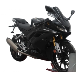 MRA szyba motocyklowa YAMAHA YZFR125 2019-2022, forma R, CZARNA