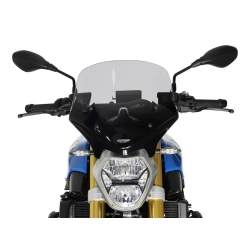 MRA szyba motocyklowa BMW R1200 R (F. HALTER WINDSH. SPORT) R12WR 2015-2018, forma TM, CZARNA
