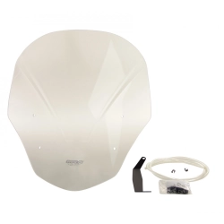 MRA szyba motocyklowa BMW R1250 R (F. HALTER WINDSH. SPORT) 2019-2022, forma TM, BEZBARWNA