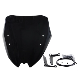 MRA szyba motocyklowa BMW ROADSTER G 310 R 5R31 2016-, forma NRM, CZARNA