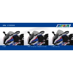 MRA szyba motocyklowa BMW S1000RR 2019-2022, forma O, PRZYCIEMNIANA