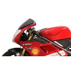 MRA szyba motocyklowa DUCATI 998 H2 -, forma O, CZARNA