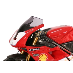 MRA szyba motocyklowa DUCATI 998 H2 -, forma S, CZARNA