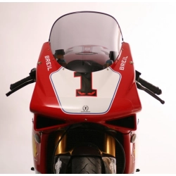 MRA szyba motocyklowa DUCATI 998 H2 -, forma T, CZARNA